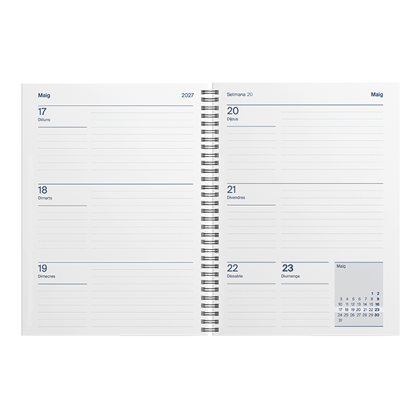 Agenda Universal Additio setmana vista