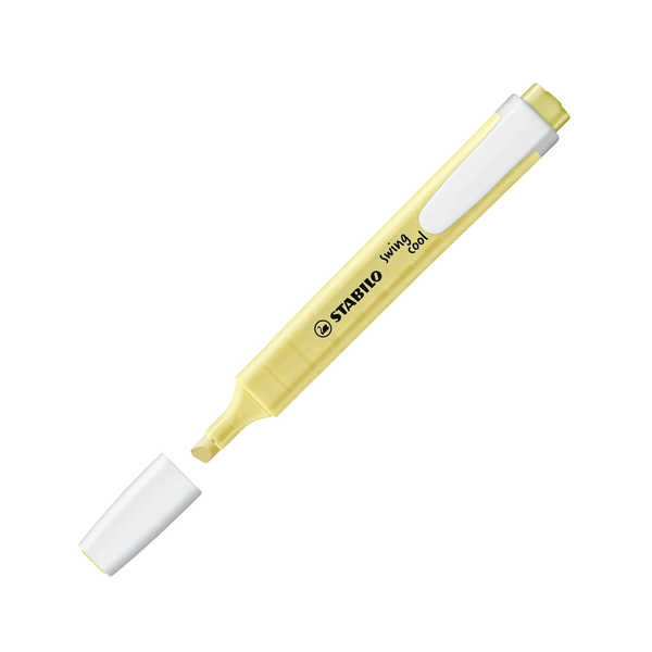 Marcador fluorescente Stabilo Swing Cool Pastel Amarillo