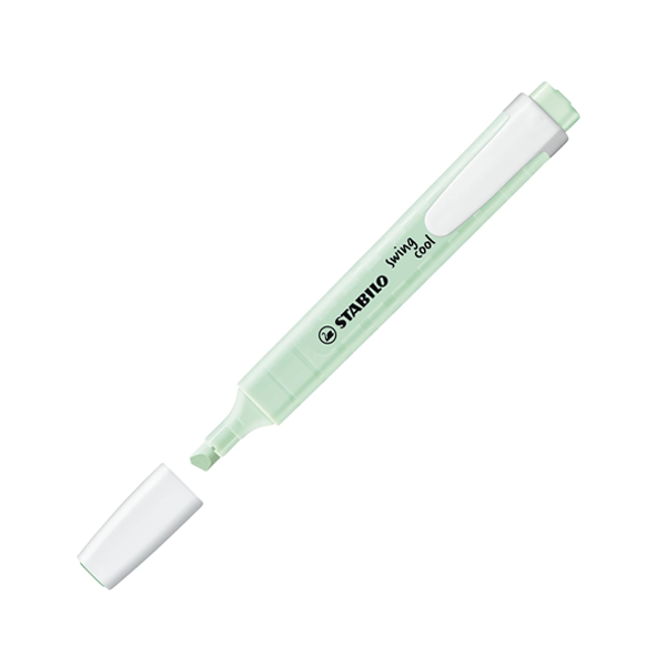 Marcador fluorescente Stabilo Swing Cool Pastel Verde