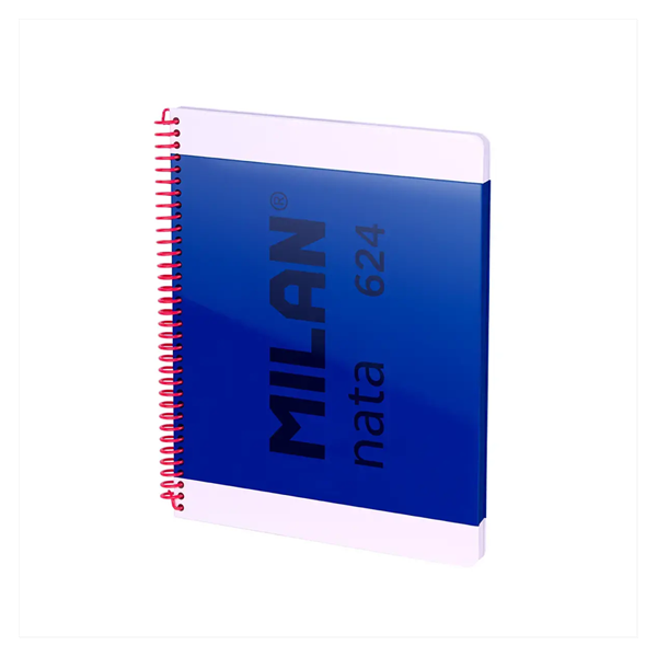 Quadern Milan 624 Nata 80 fulls A4 95 gr quadrícula 5x5 Blau