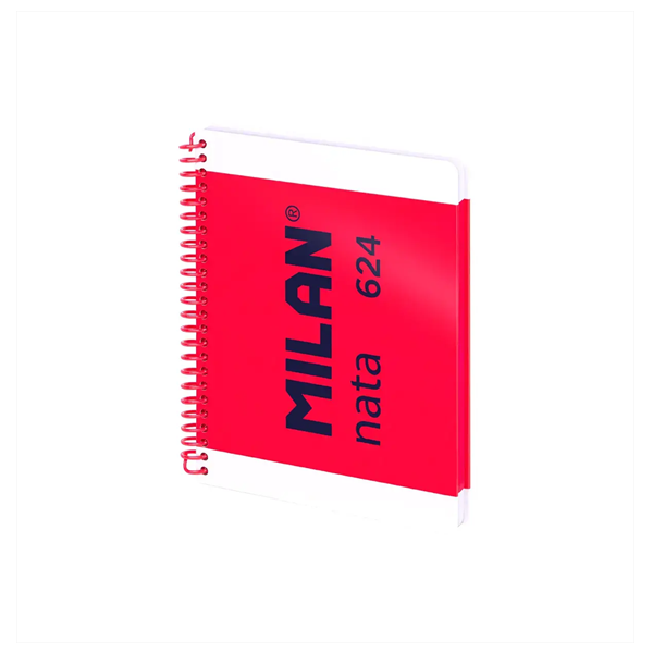 Cuaderno Milan 624 Nata 80 hojas A5 95 gr hojas lisas Rosa