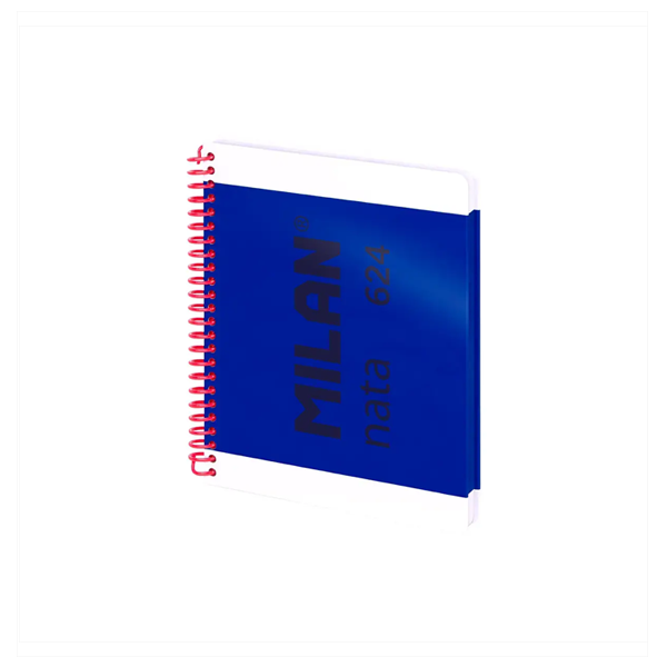 Cuaderno Milan 624 Nata 80 hojas A5 95 gr hojas lisas Azul