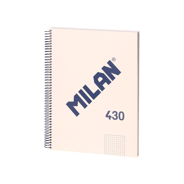 Quadern Milan 430 80 fulls A4 95 gr quadrícula 5x5 Crema