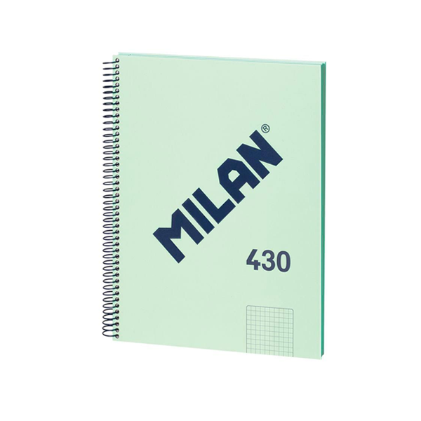 Quadern Milan 430 80 fulls A4 95 gr quadrícula 5x5 Verda