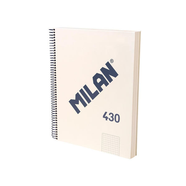Quadern Milan 430 120 fulls A4 95 gr quadrícula 5x5 Crema