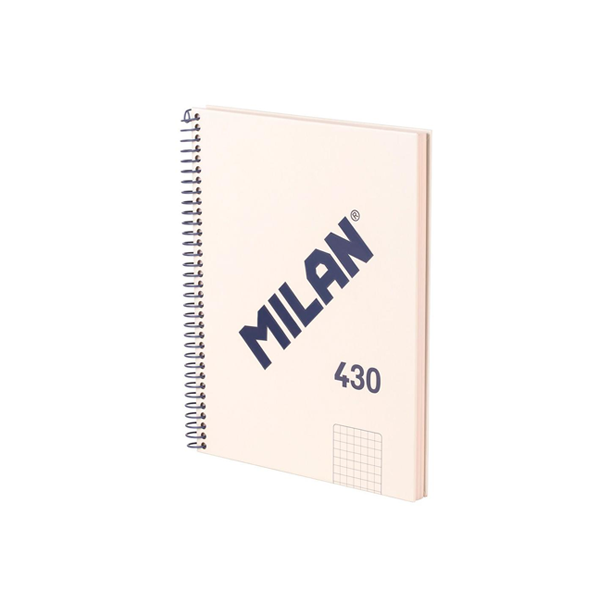 Quadern Milan 430 80 fulls A5 95 gr quadrícula 5x5 Crema
