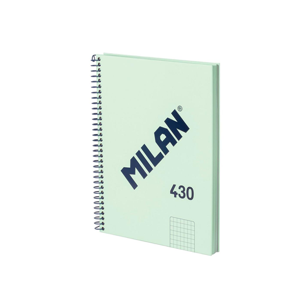 Quadern Milan 430 80 fulls A5 95 gr quadrícula 5x5 Verda