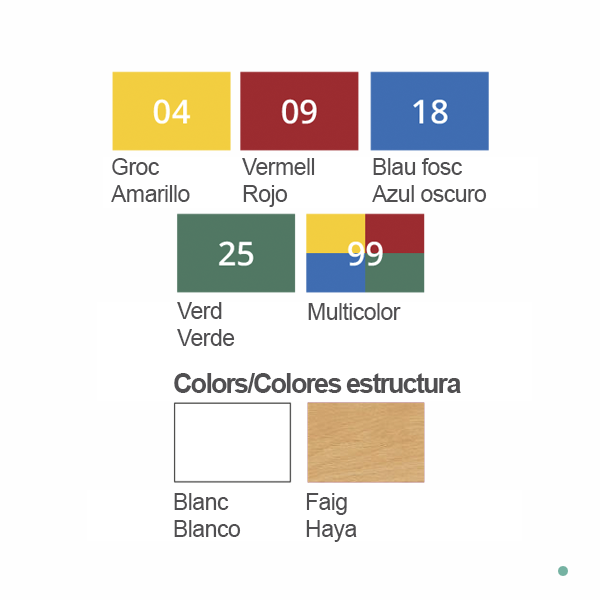 Penjador en línia 8 penjadors faig
