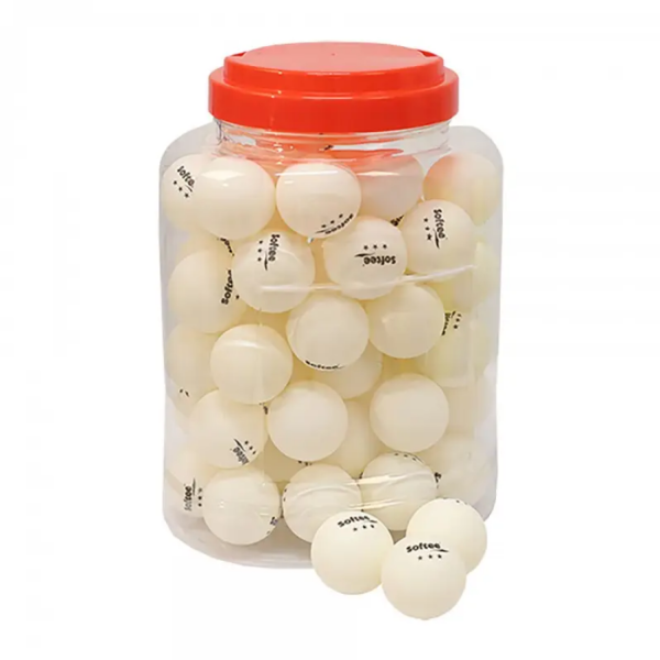 Tarro 60 pelotas tenis de mesa Softee