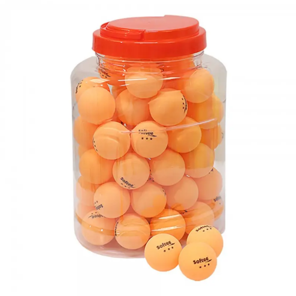 Tarro 60 pelotas tenis de mesa Softee