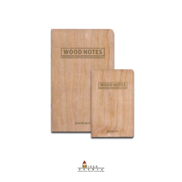 Libretas Escolofi Wood Notes liso