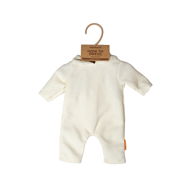 Pijama beix amb gorro 38 cm