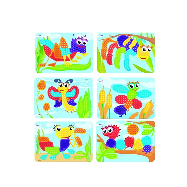 Pack 6 làmines 10 mm. insectes