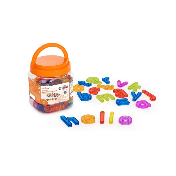 Lletres translúcides minúscules