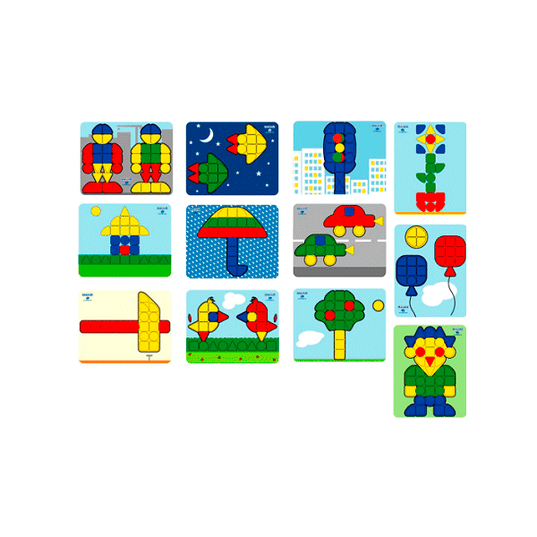 Pack 12 models placa 38x30 cm.