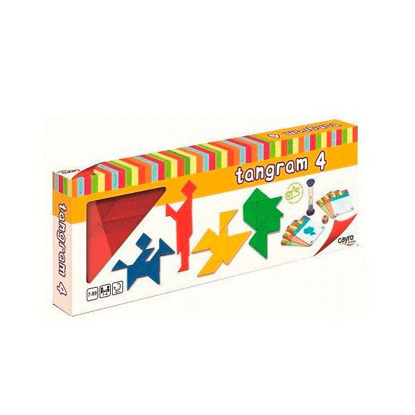 Set 4 tangram madera