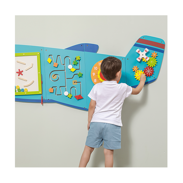 Aeroplane wall toy