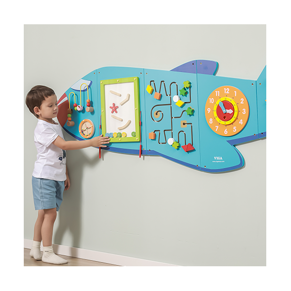 Aeroplane wall toy