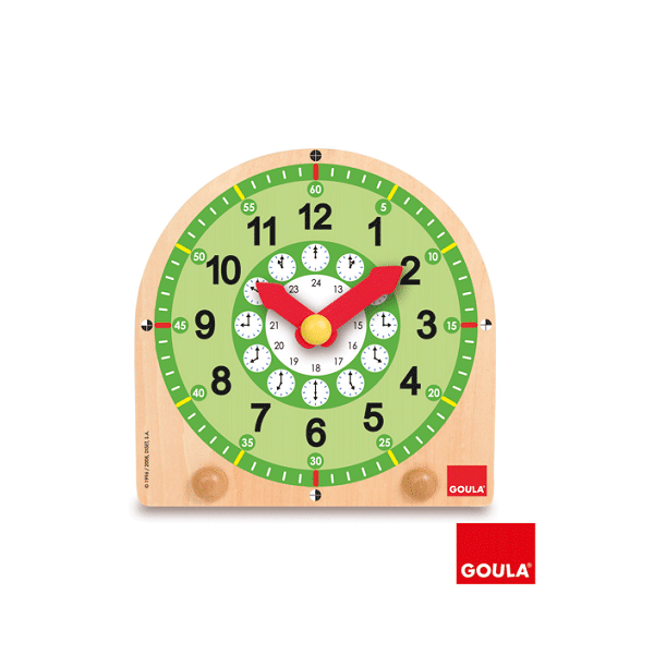 Reloj de madera