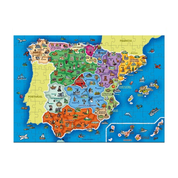 Puzle províncies i autonomies d'Espanya