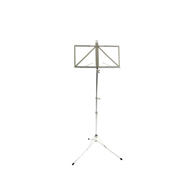 Atril estudio plegable niquelado de 1,5 m