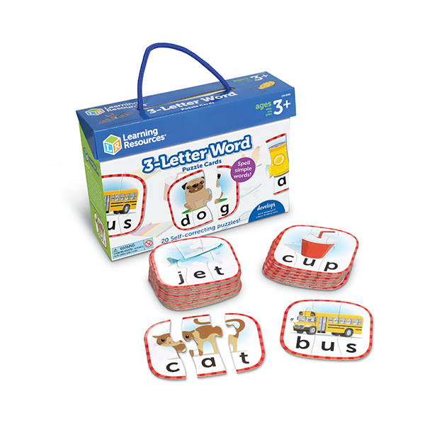 3-Letter Word Puzzle Cards