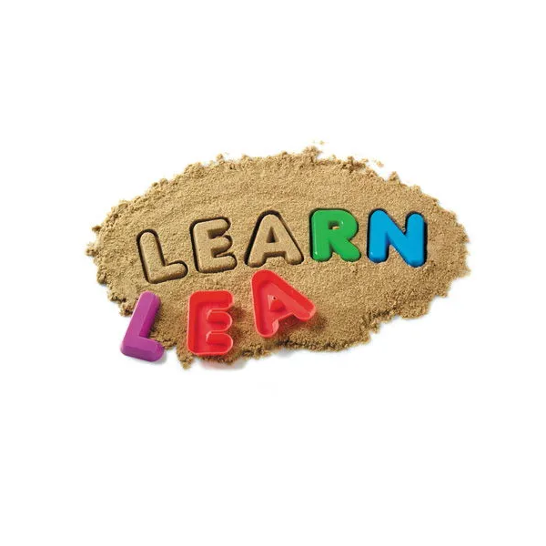 Alphabet sand moulds