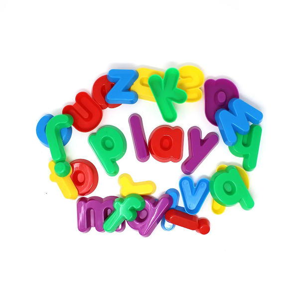 Alphabet sand moulds