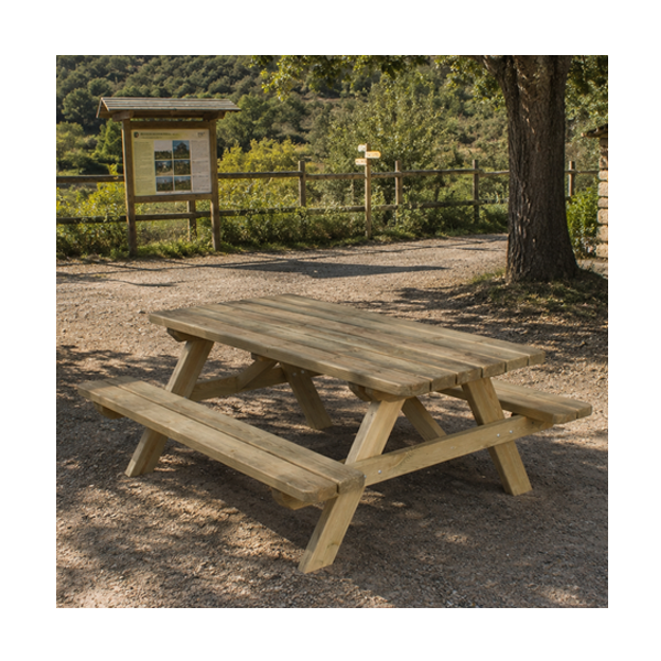 Mesa picnic ECO 180x160x73 cm