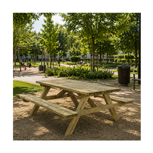Mesa picnic ECO 180x160x73 cm