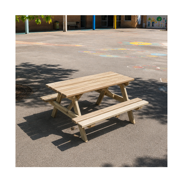 Taula pícnic infantil 90x90x56cm
