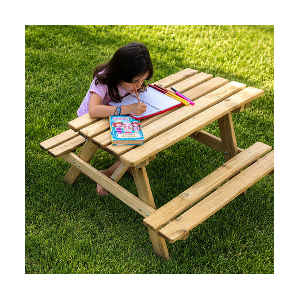 Taula pícnic infantil 90x90x56cm