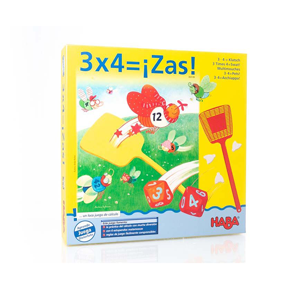 3 x 4 = ¡Zas!