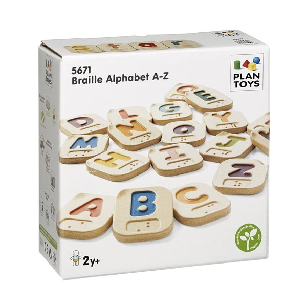 Abecedari A-Z braille Plantoys