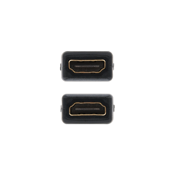 Adaptador HDMI, A/H-A/H, negro