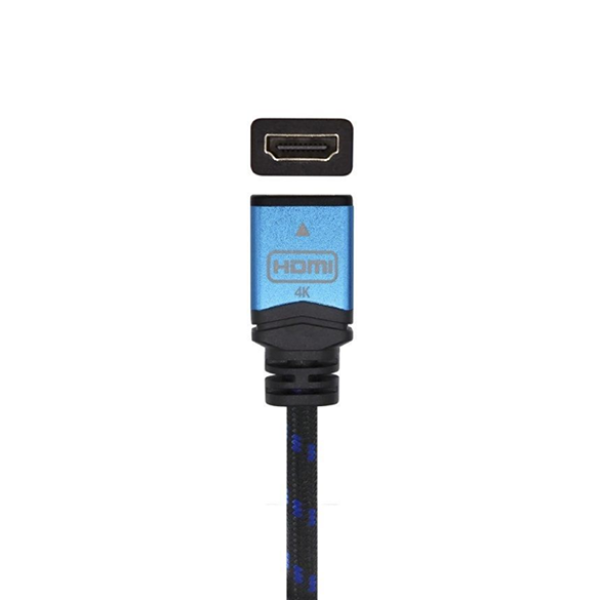 Cable HDMI extensor macho en un extremo y HDMI hembra en el otro 3 m