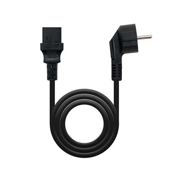 Cable alimentación CPU, CEE7/M-C13/H, negro, 3.0 m
