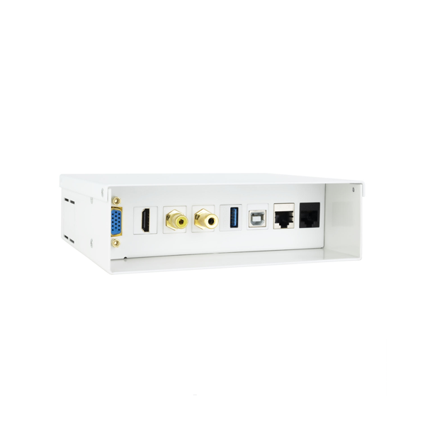 Caja de conexiones multimedia.
