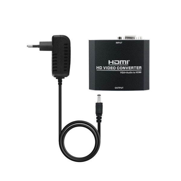 Conversor SVGA+audio a HDMI con alimentación