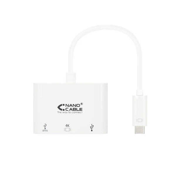 Conversor USB-C A HDMI / USB / USB-C, 3 en 1