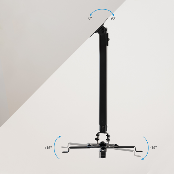 Tooq PJ3030TN-B soporte techo extensible 545-900 mm peso hasta 13,5 Kg