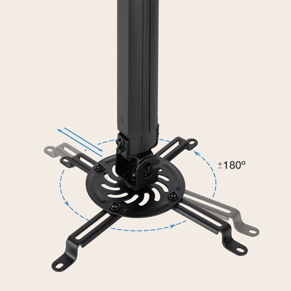 Tooq PJ3030TN-B soporte techo extensible 545-900 mm peso hasta 13,5 Kg