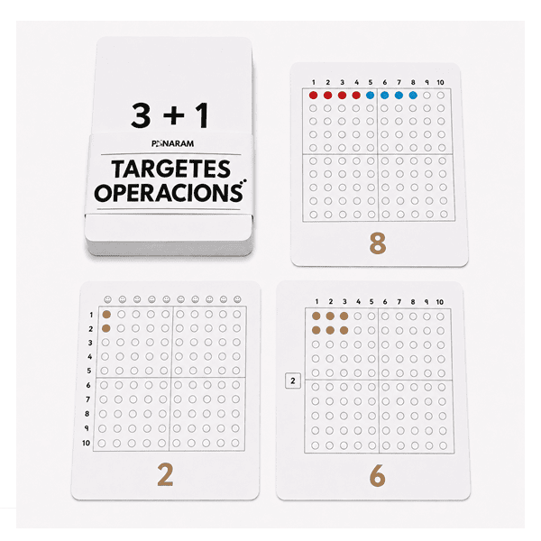 Tarjetas operaciones matemáticas - Tabla 100