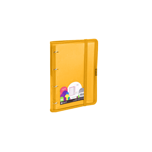 Carpeta polipropileno Carchidea Dune A4 Carpeblock 4 anillas Naranja
