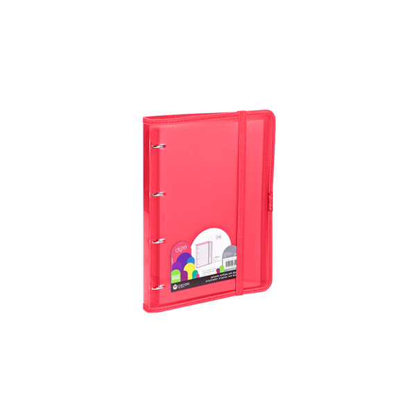 Carpeta polipropileno Carchidea Dune A4 Carpeblock 4 anillas Rojo