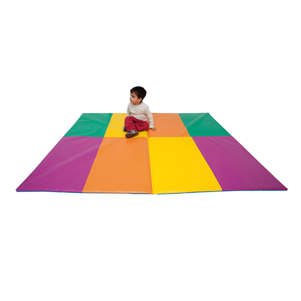 Tatami plegable multicolor 2 cossos