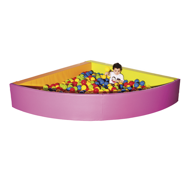 Piscina de bolas esquinera