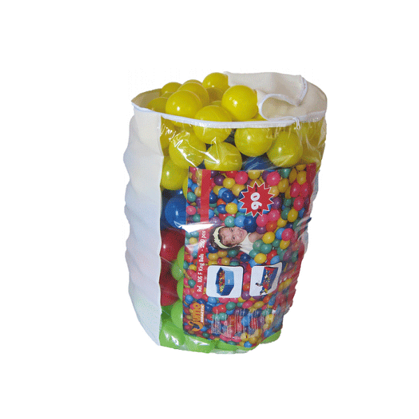 Sac 250 boles de 4 colors per a piscina