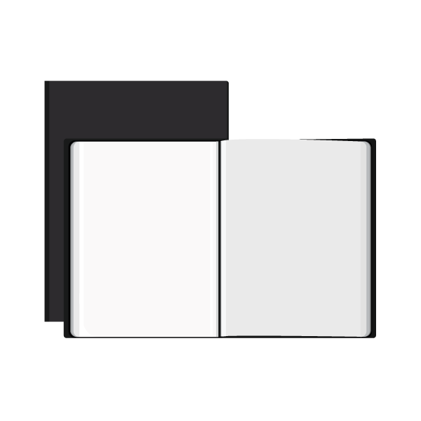 Carpeta multifundes A4 Descom 20 fulls Negre