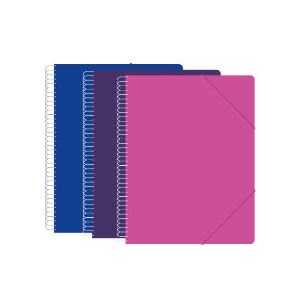 Carpeta fundas espiral Descom 50 h. A4